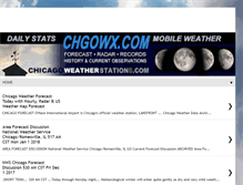 Tablet Screenshot of chicagoweatherstations.com